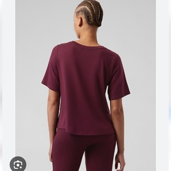 Athleta Night Time Bliss V-Neck Sleep Tee - Picture 2 of 10